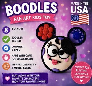 Boodles Fan Art Kids Toy - Mickey Mouse Clubhouse Toddler Tested USA Made